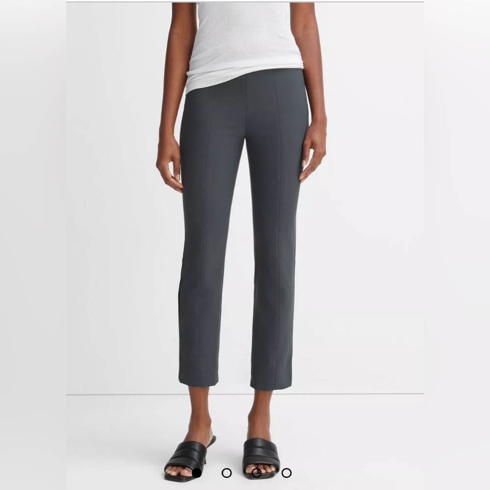 Vince Ponte Front Seam Pants Sz S Stitch Front Seam Ponte Legging Dark Grey
